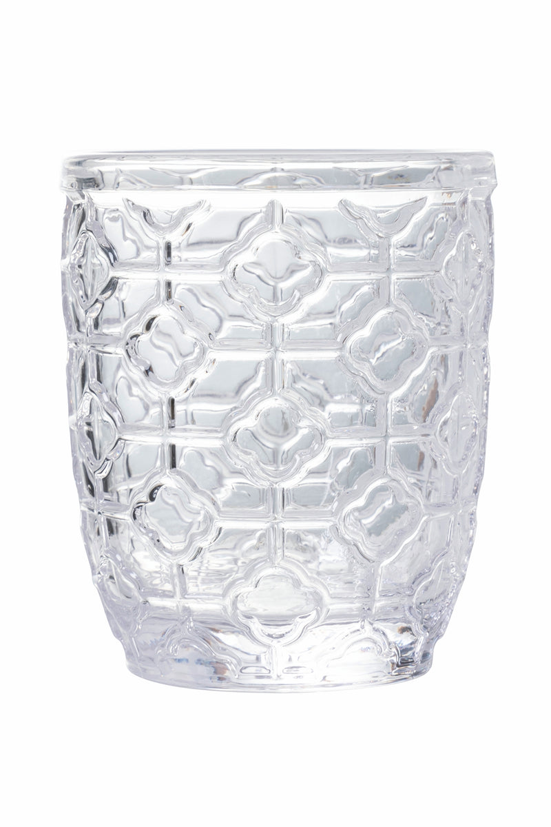 Bicchieri in vetro trasparente set 6 bicchieri acqua e bibita Geometrie 300 ml