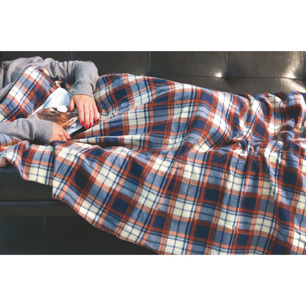 Plaid multiuso morbidissimo in polar fleece120x150 cm