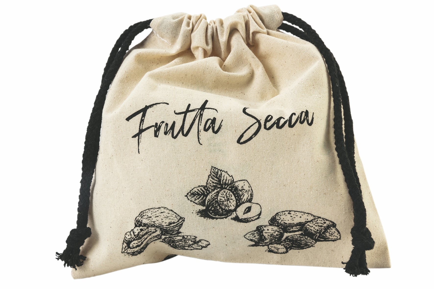 Sacchetto in cotone doubleface per frutta secca Idee