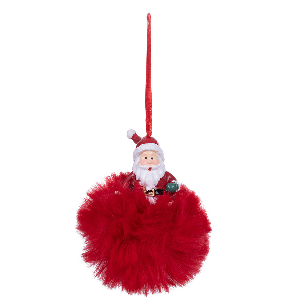 Palla di Natale con pelliccia 7,5 cm,  Xmas