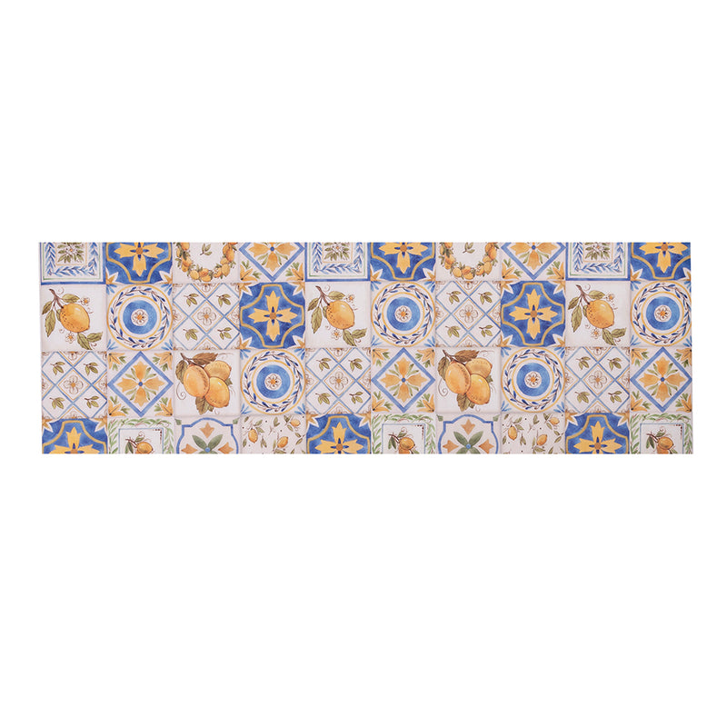 Tappeto cucina in vinile antimacchia e fondo antiscivolo 60x200 cm, Sicily