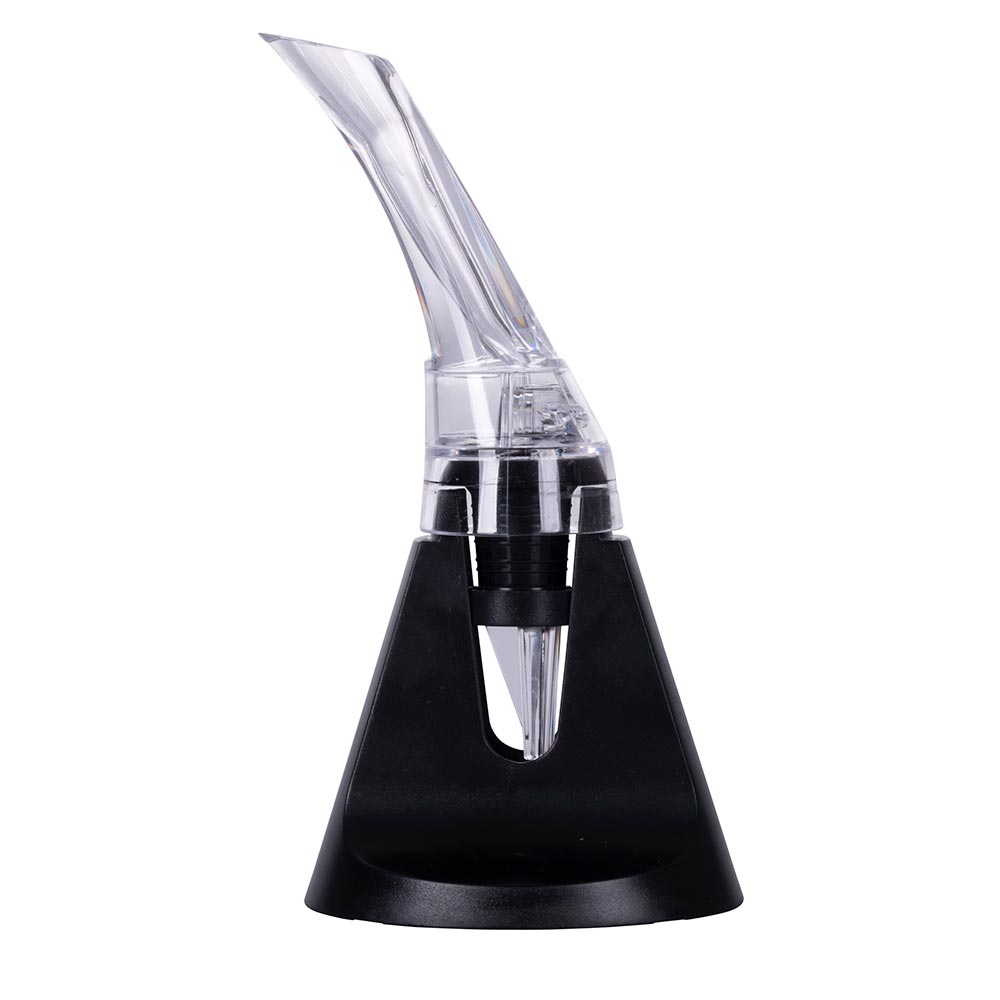 Aeratore beccuccio bottiglia vino rosso 2 in 1 decanter e salvagoccia con base