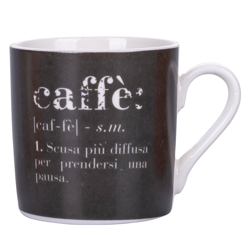 Set 6 tazzine caffè 90 ml in new bone china,Victionary Chocolate