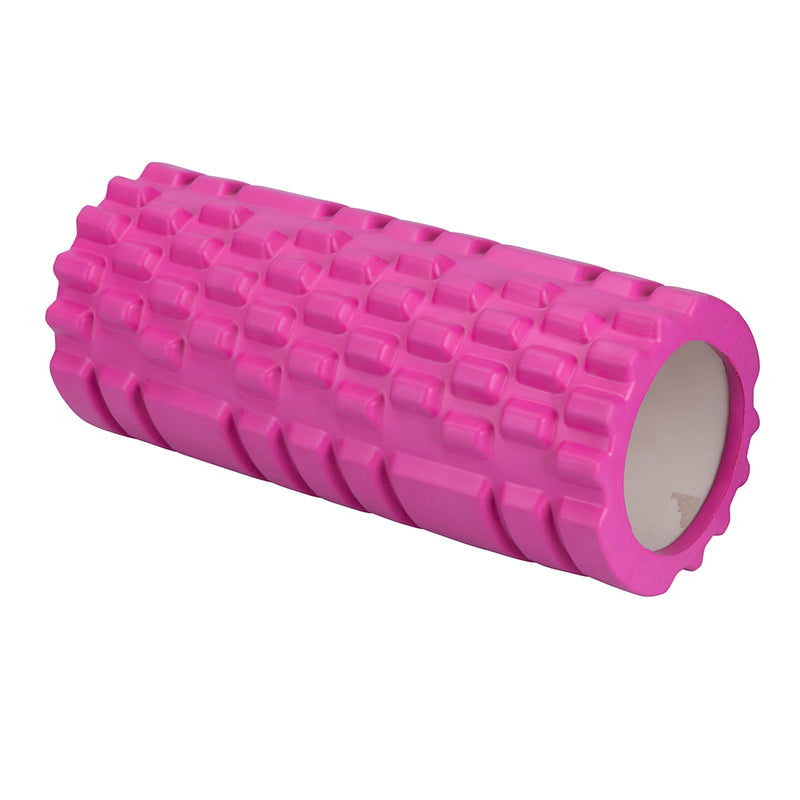 Foam roller rullo massaggiante per esercizi fitness in PVC e gomma