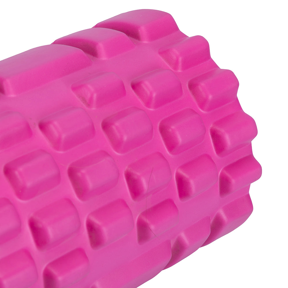 Foam roller rullo massaggiante per esercizi fitness in PVC e gomma