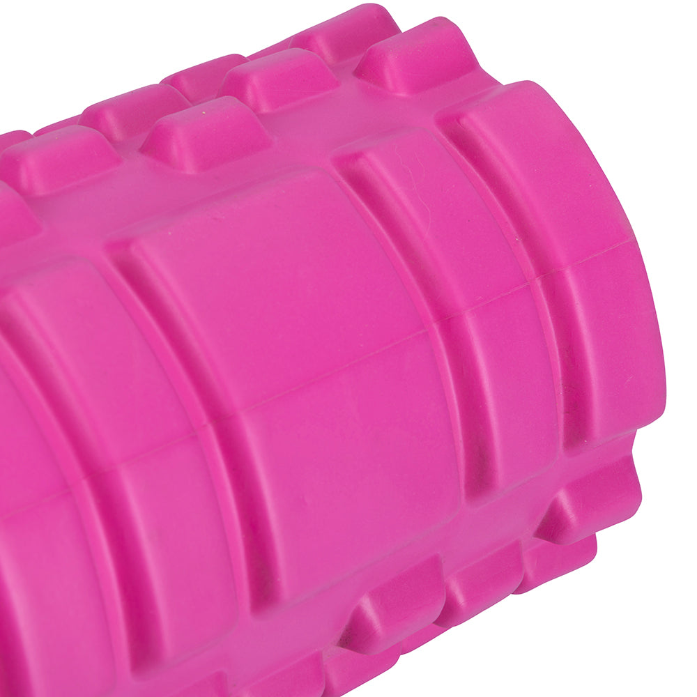 Foam roller rullo massaggiante per esercizi fitness in PVC e gomma