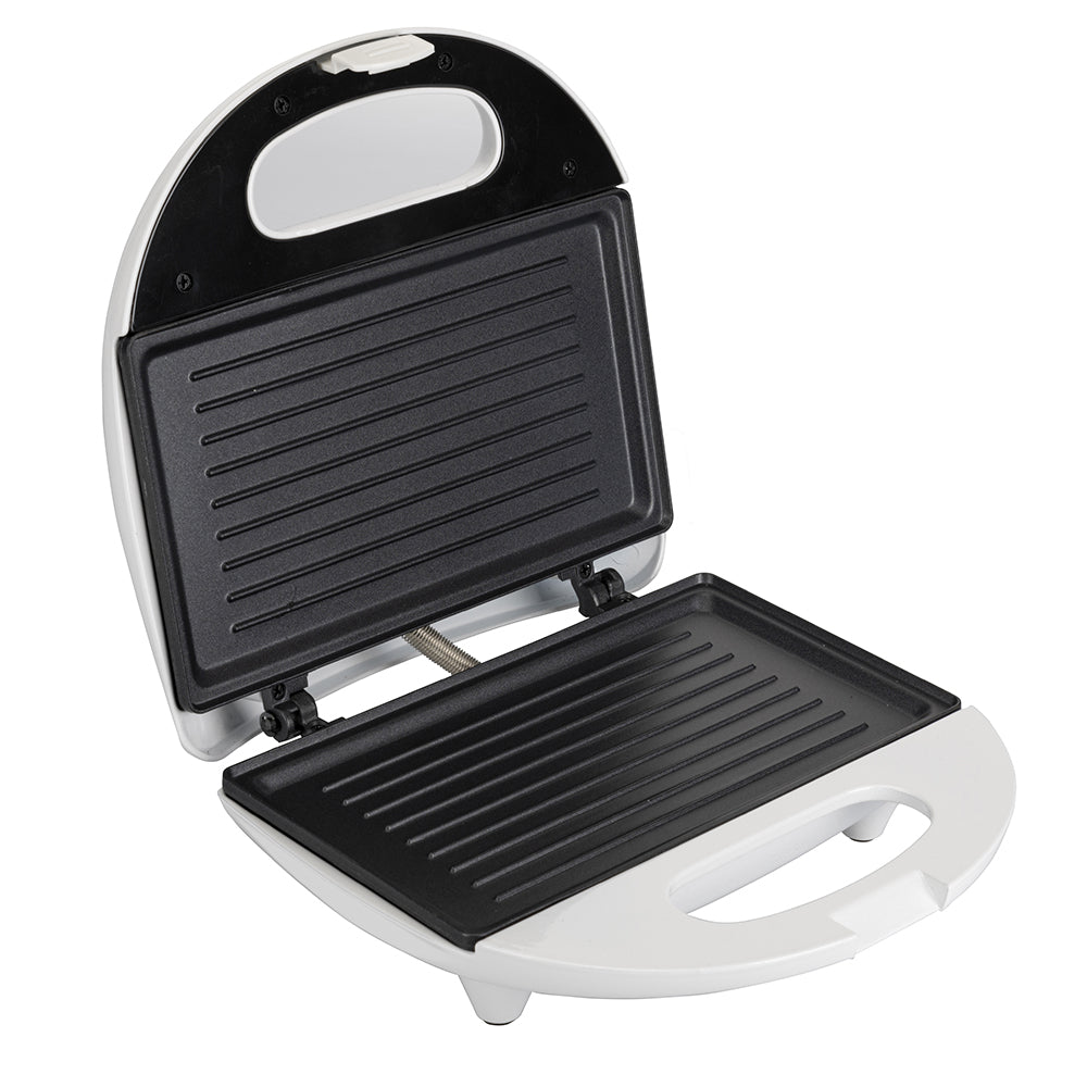 Tostiera doppia piastra grill antiaderente, bianco lucido 750 W, Tasty