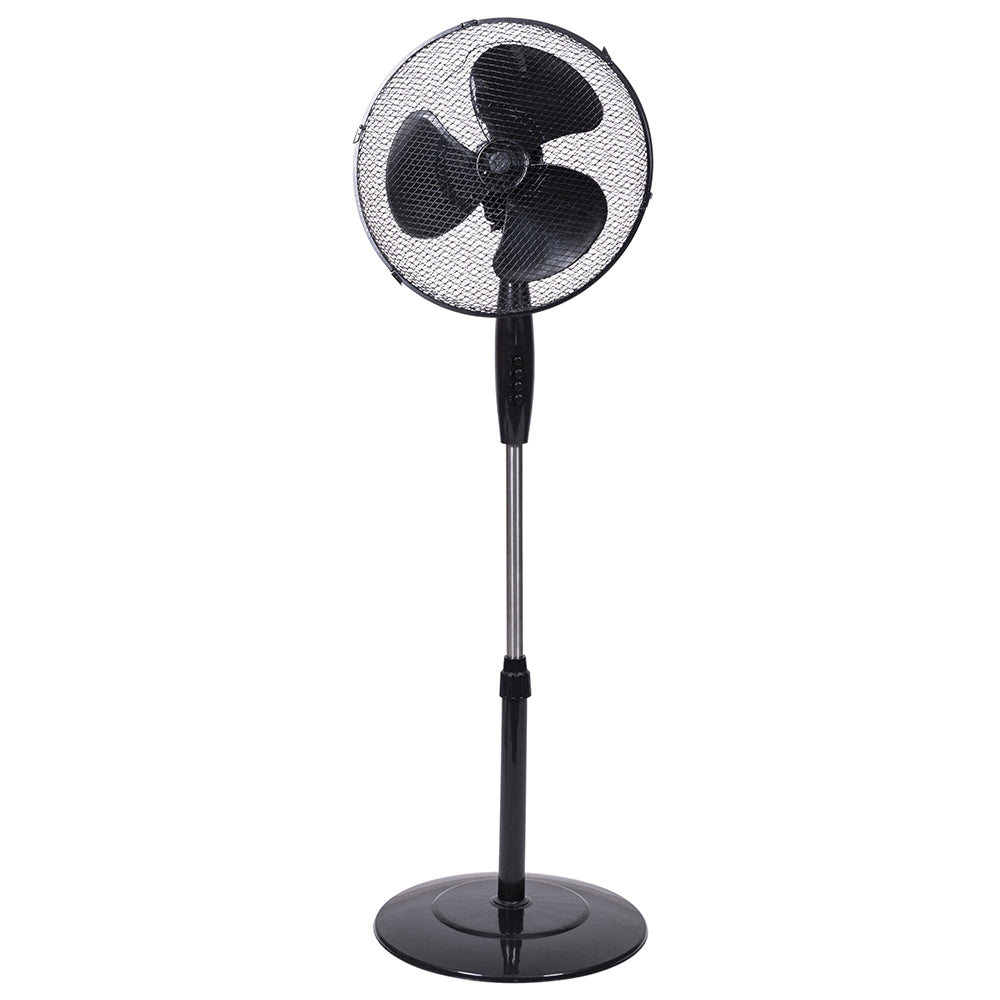 Ventilatore nero a piantana con 3 velocità 45 watt ArticFresh