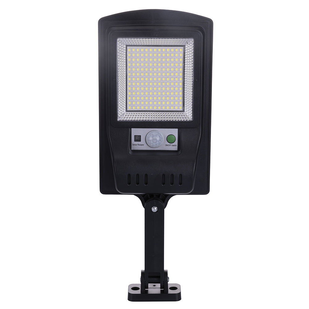 Lampione faretto da muro con pannello solare e 169 led con telecomando Eco Led