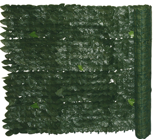 Siepe Sintetica Edera Basic con foglia edera Verde 1,5x3M Garden Deluxe Collection