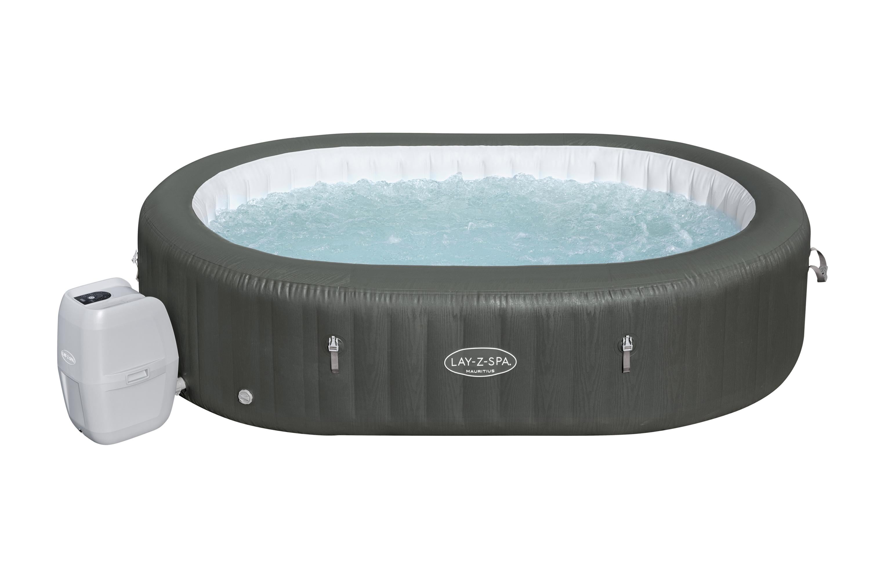 Idromassaggio gonfiabile ovale Lay-Z-Spa Mauritius AirJet 5-7 persone Bestway 60067