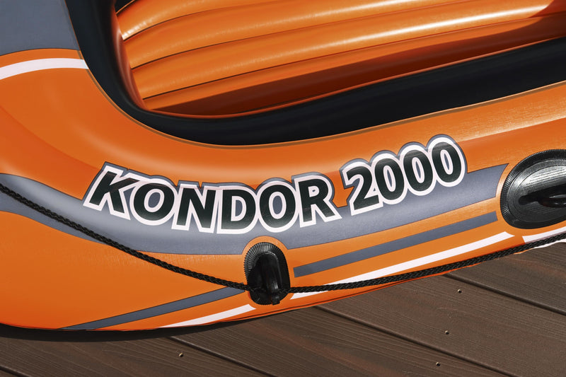 Canotto gommone gonfiabile Kondor 2000 con remi e pompa BestWay 61062