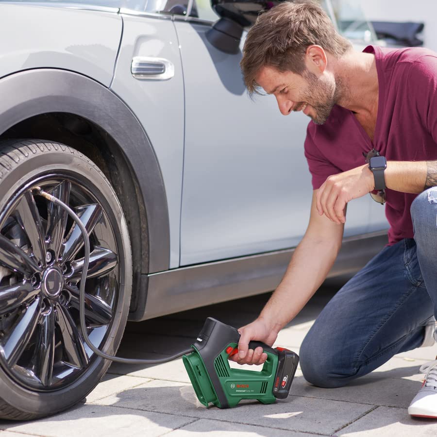 Compressore a batteria portatile 18V per pneumatici, palloni e piccoli