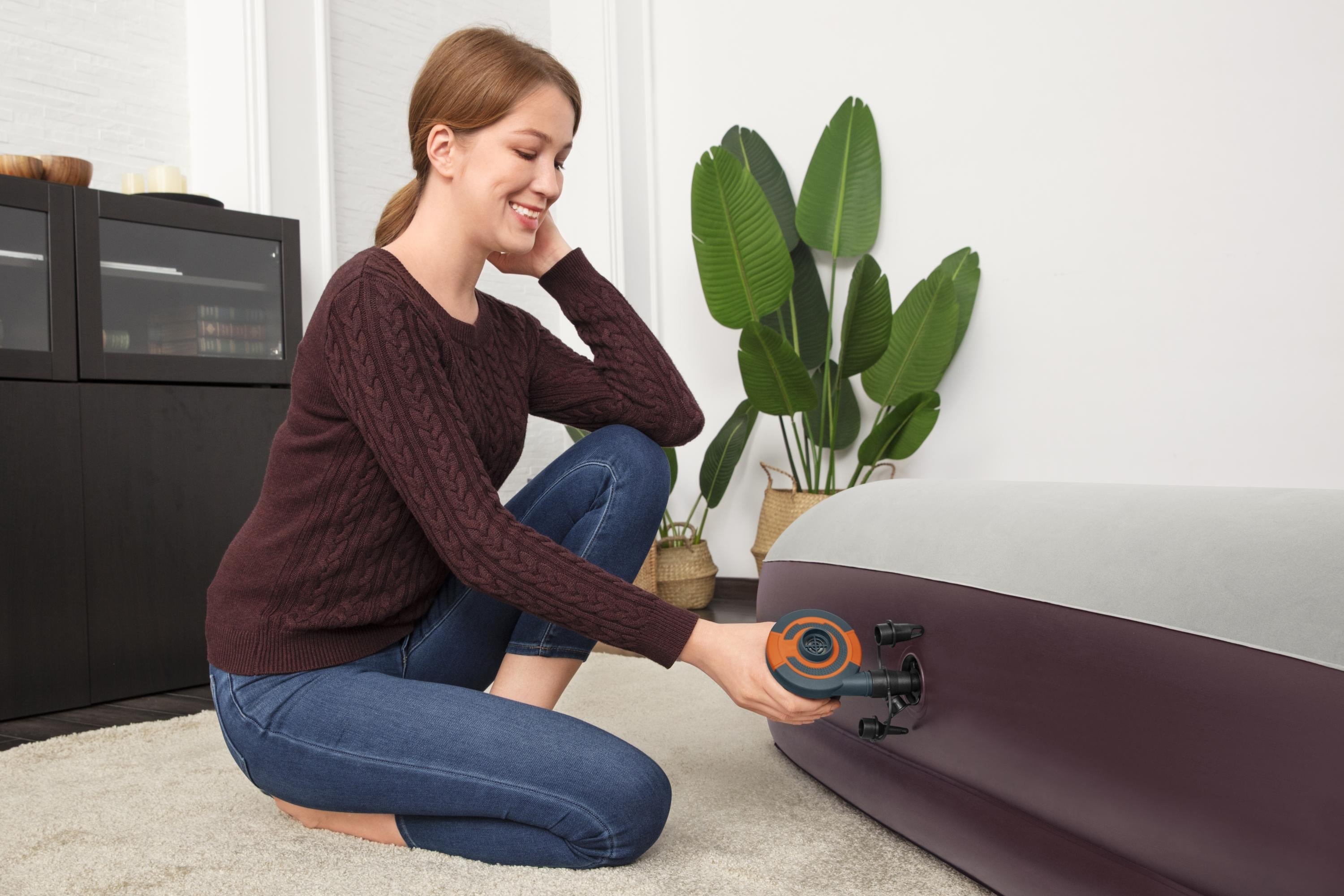 Pompa gonfiatore elettrico a batteria ricaricabile Sidewinder 4,8V Bestway 62155