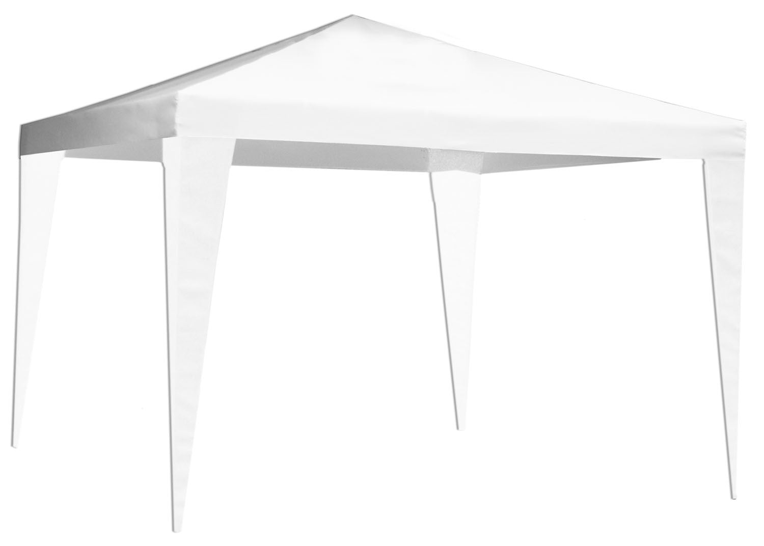 Gazebo 3x2 m in acciaio con telo in polietilene Oasis bianco