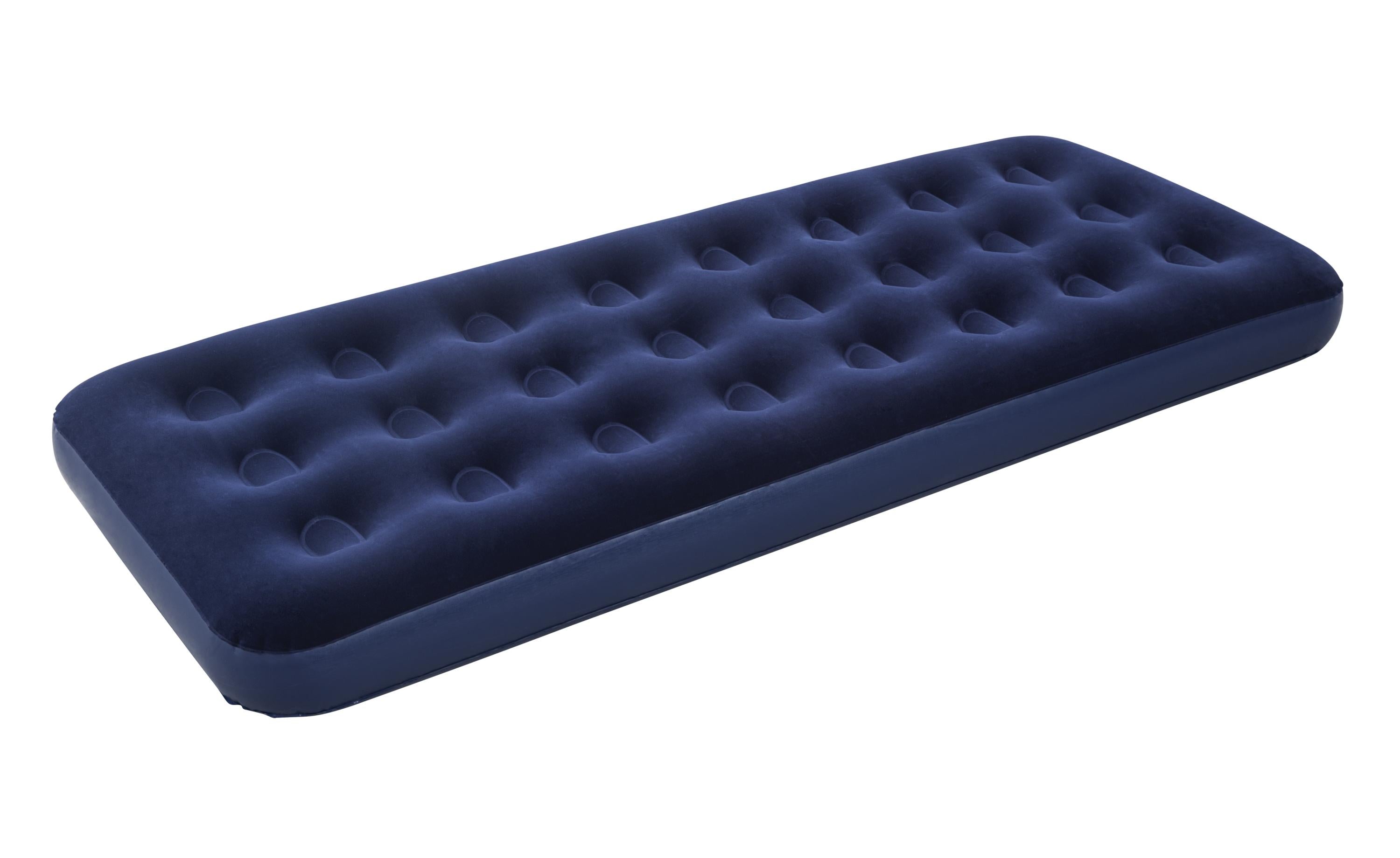 Materasso Gonfiabile Airbed Singolo Velluto Blu Floccato Pavillo Bestway 67000