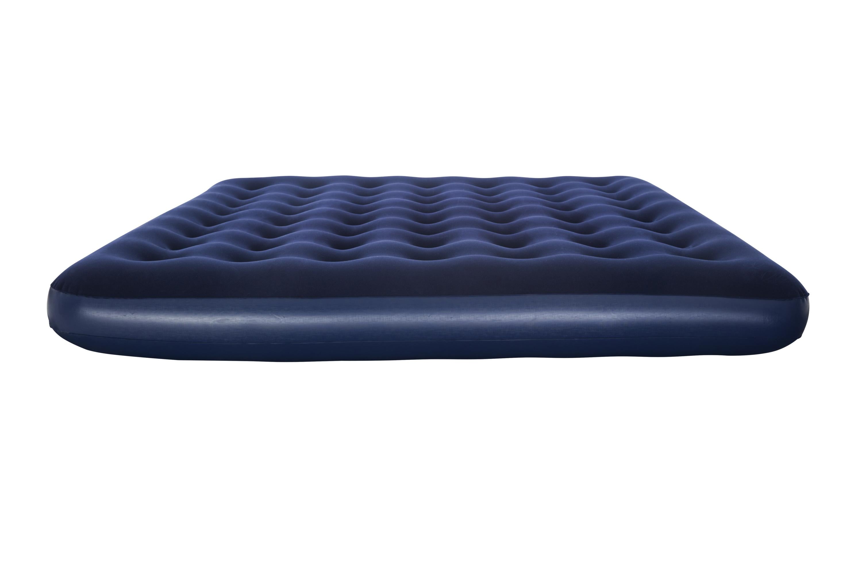 Airbed blu floccato materasso gonfiabile king Pavillo BestWay 67004