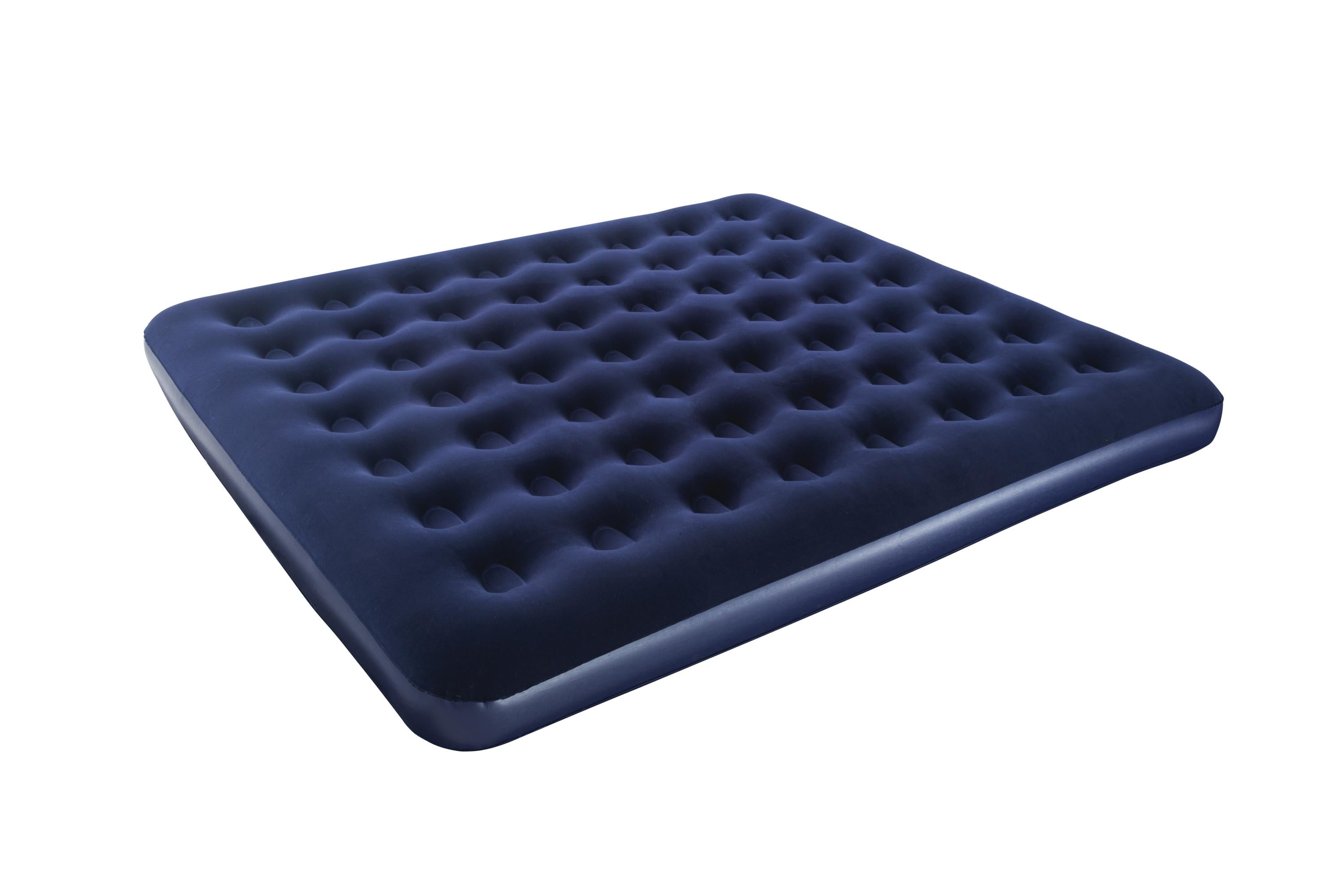 Airbed blu floccato materasso gonfiabile king Pavillo BestWay 67004