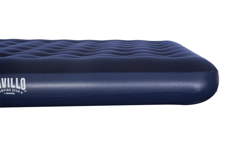 Airbed blu floccato materasso gonfiabile king Pavillo BestWay 67004