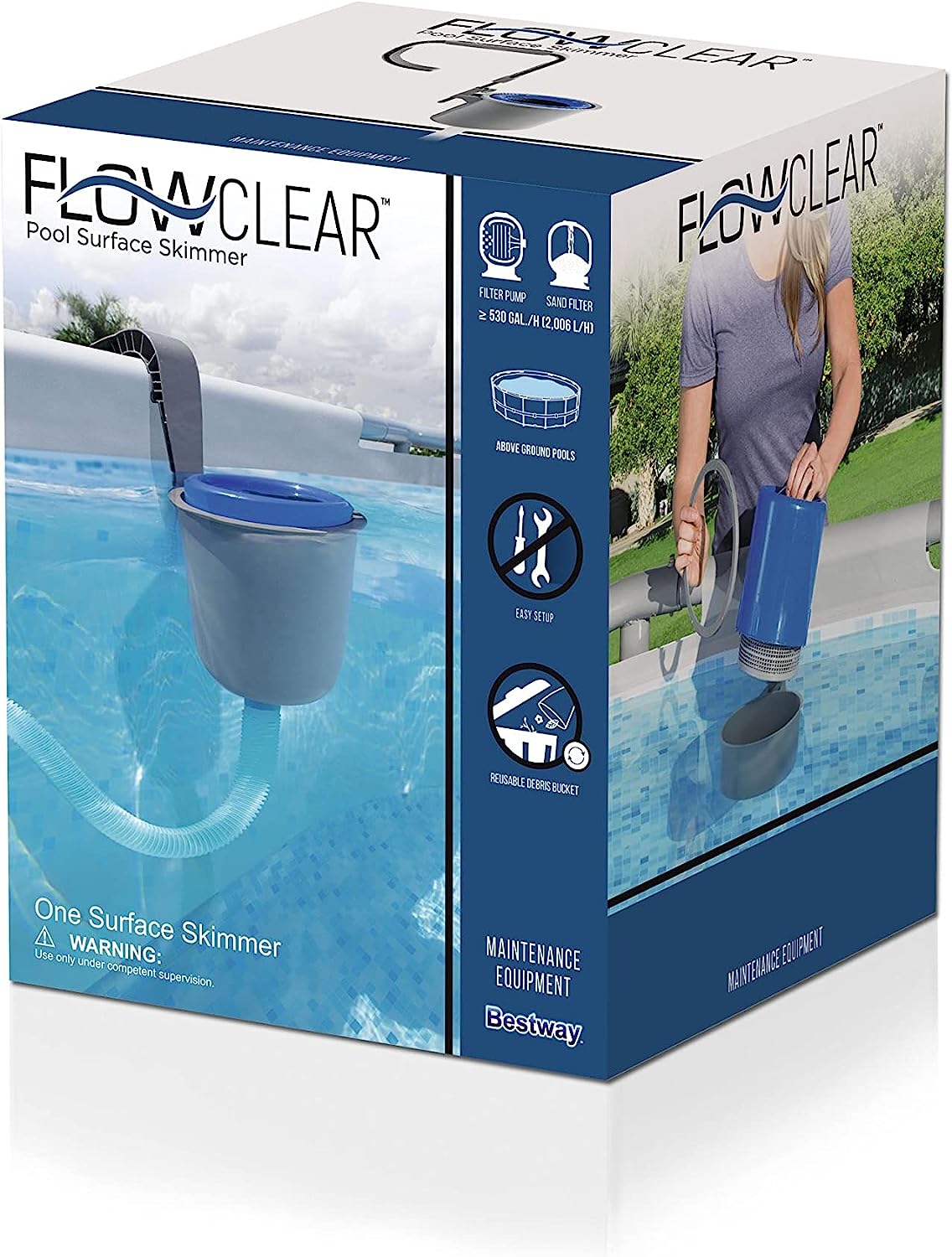 Skimmer da parete per piscine fuori terra Bestway 58233