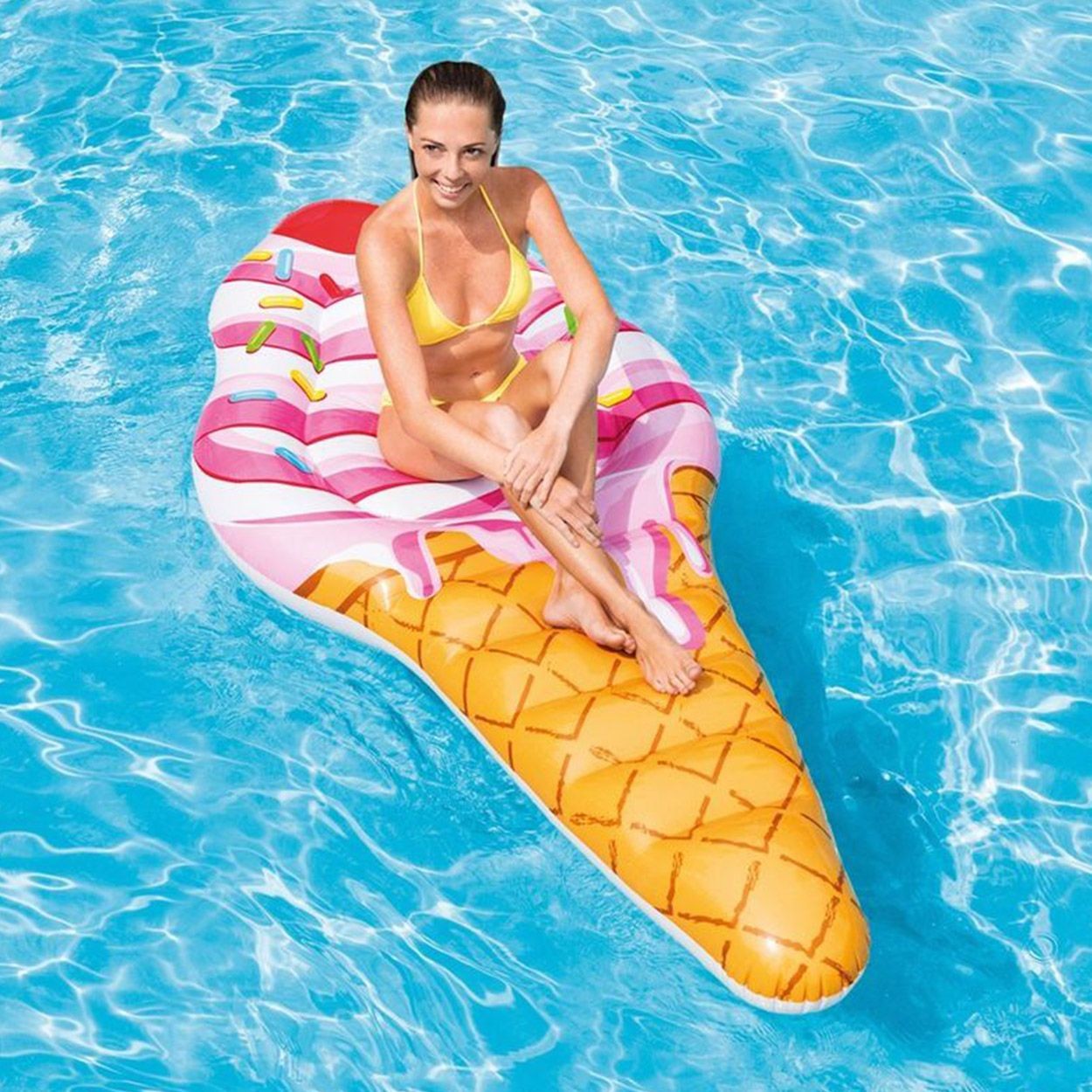 Materassino gonfiabile galleggiante 224x107 cm - Gelato Intex 58762