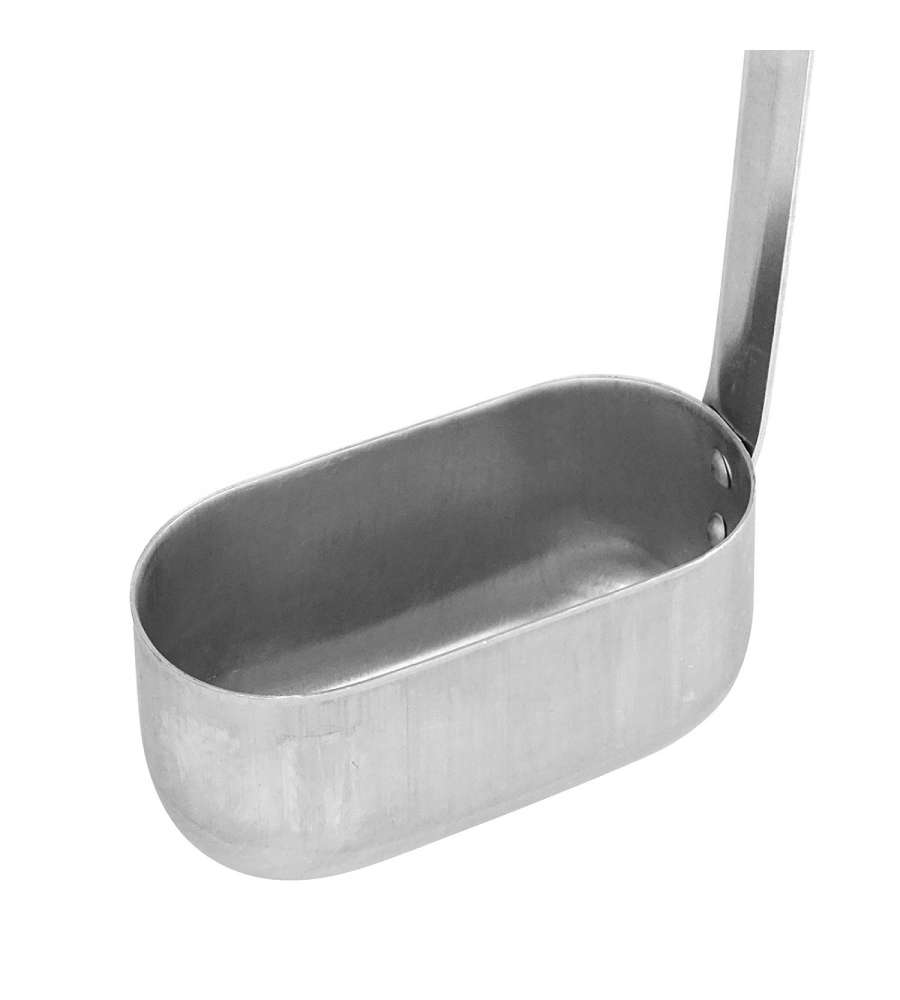 Bollitore vaschetta in acciaio inox con mestolo per cucine stufe a legna Nordica 4,5