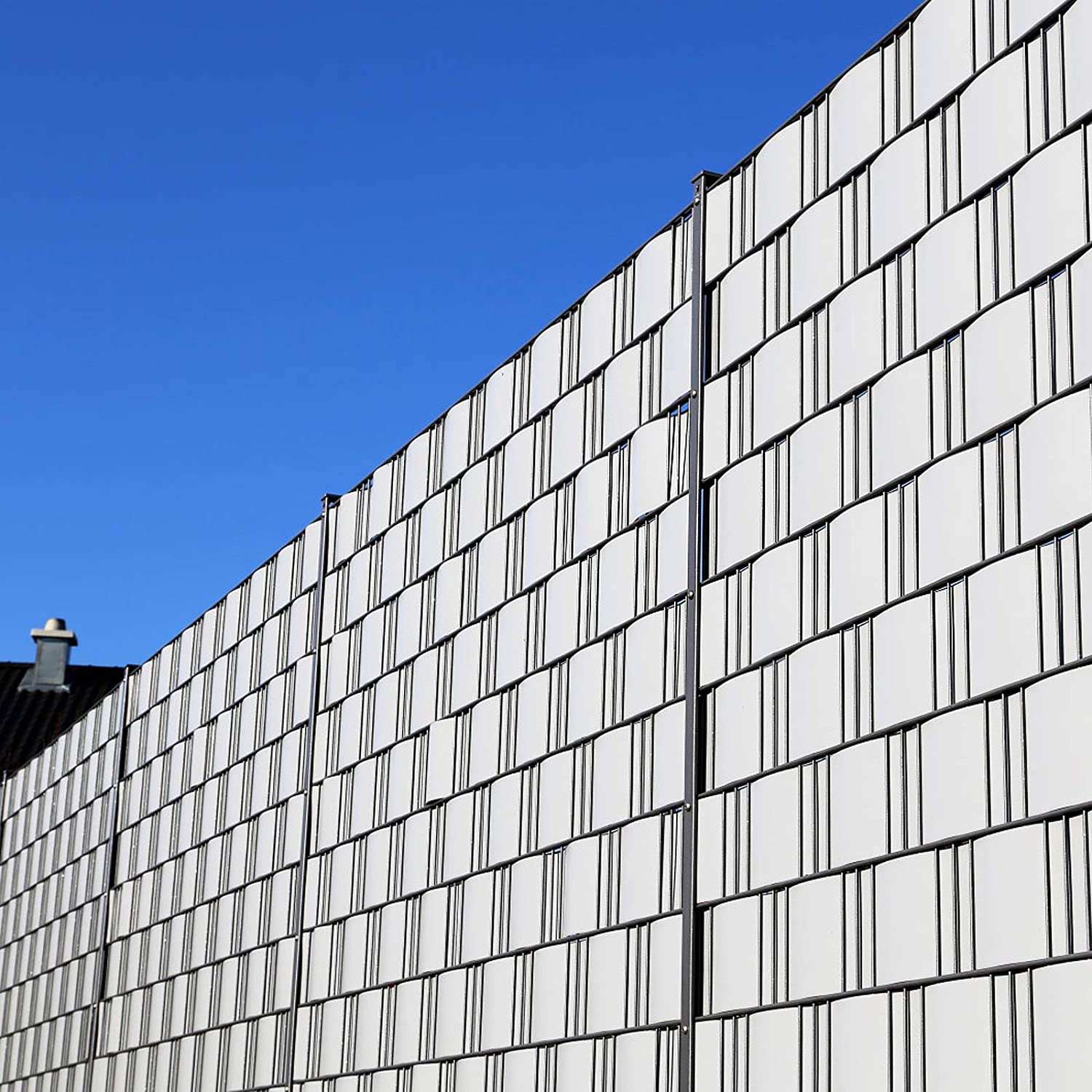 Rotolo basso rivestimento in rattan H19xL200 cm privacy frangivista antivento per balconi ringhiere Brixo