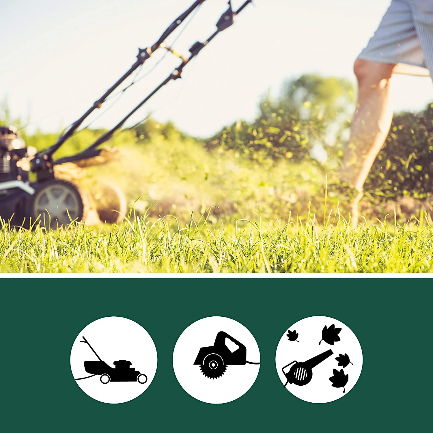 Avvolgicavo prolunga da giardino 20 Mt spina con coperchio anti-sporco 3200W Max. GARDEN 49234