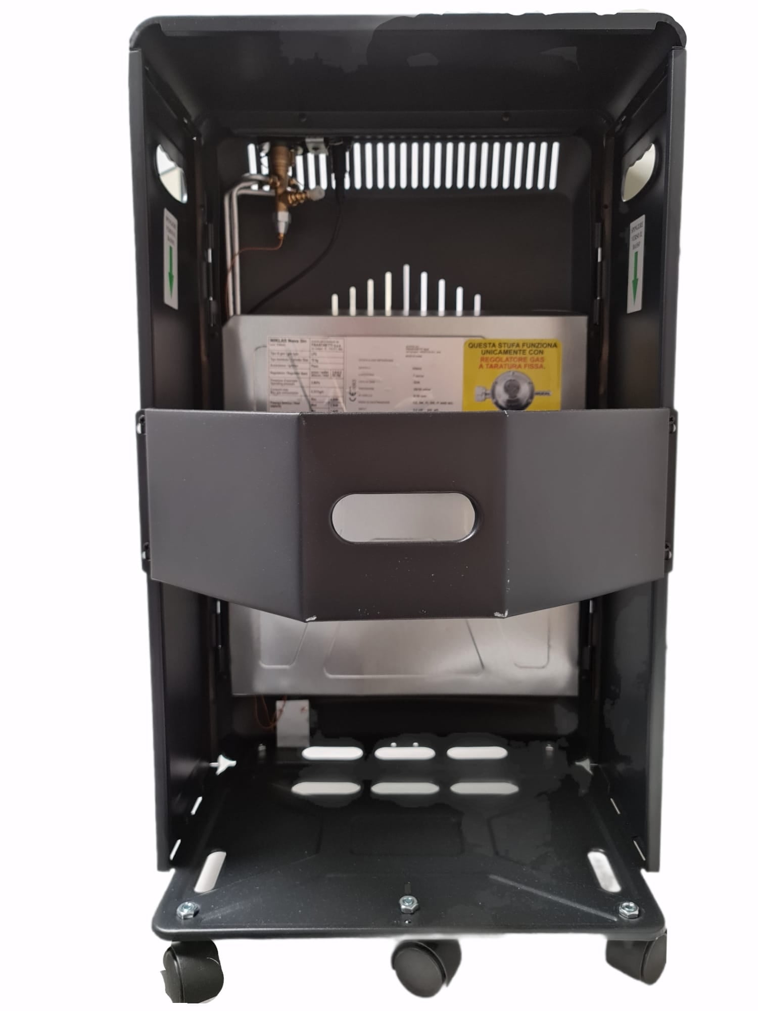 Stufa a gas infrarossi slim richiudibile 4200 W Nova Niklas