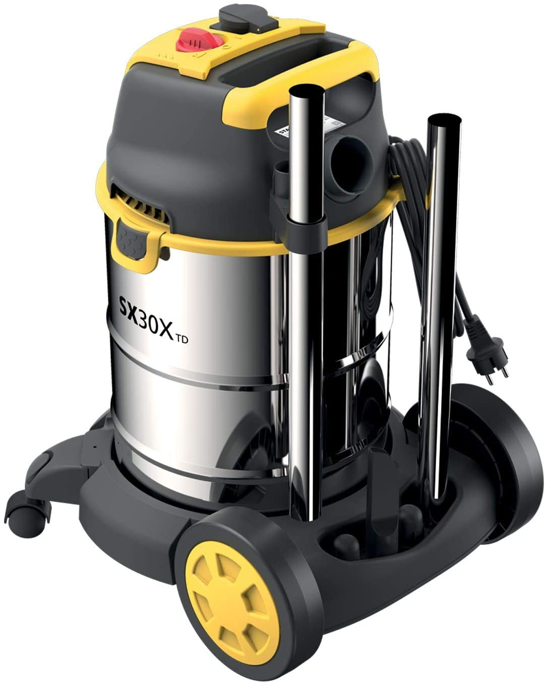 Aspiratutto Solidi e Liquidi Inox 30 lt 1600W Stanley SXVC30XTDE