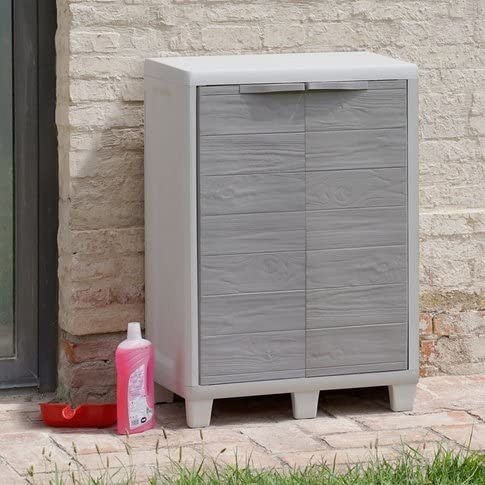 Armadio mobile basso tuttopiani in resina Woody s Toomax