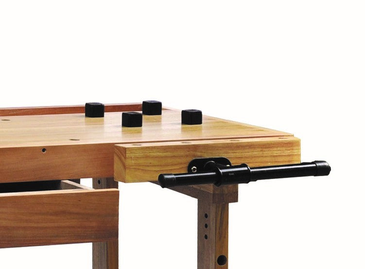 Banco da Lavoro da Artigiano in legno con piano d'appoggio