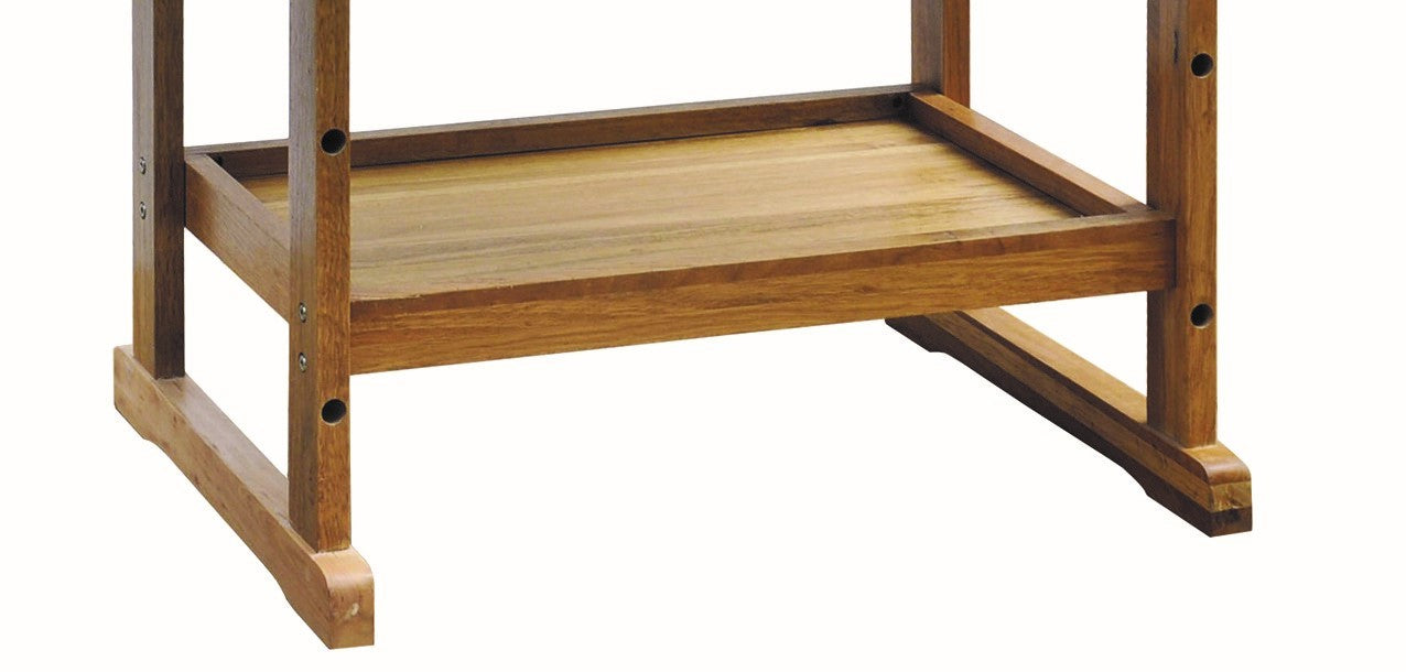 Banco da Lavoro da Artigiano in legno con piano d'appoggio