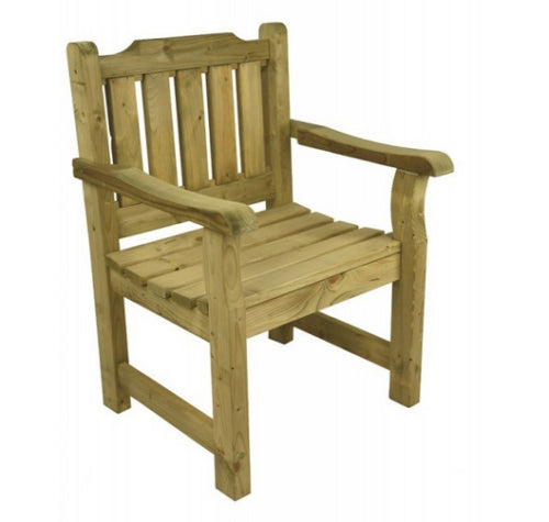 Poltrona sedia in legno di pino da giardino esterno 70x60xH90 cm LASA Arkadia