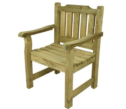 Poltrona sedia in legno di pino da giardino esterno 70x60xH90 cm LASA Arkadia