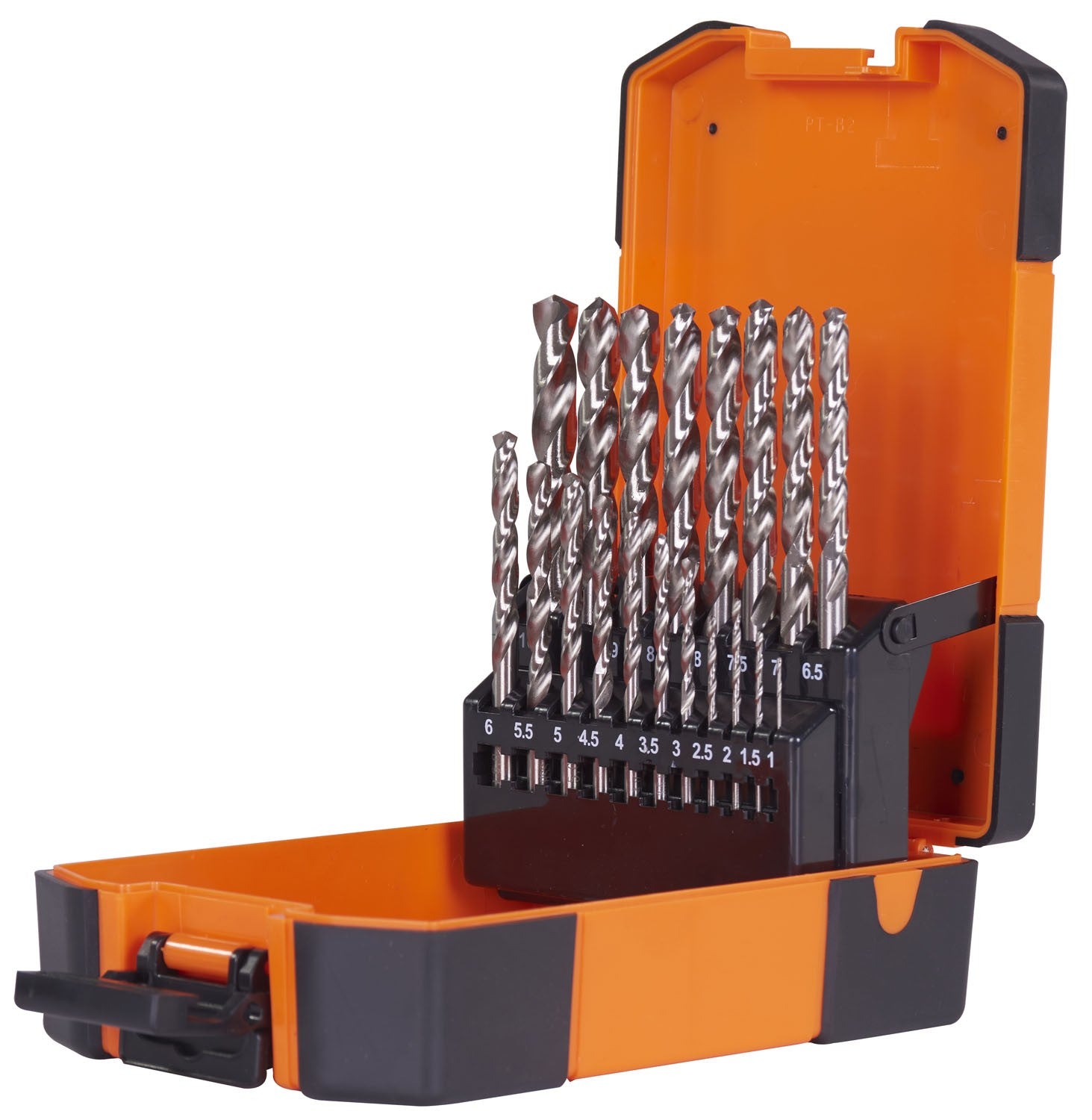 Set punte Brixo HSS fresate 19 Pz.