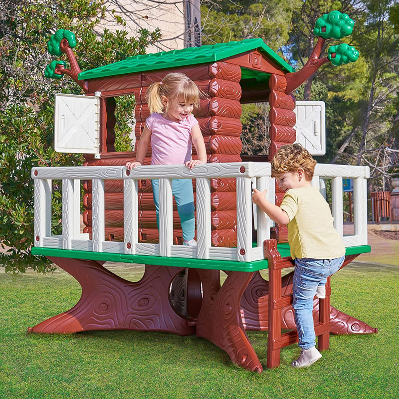 Casetta sull'albero gioco per bambini in polipropilene da esterno giardino Tree House
