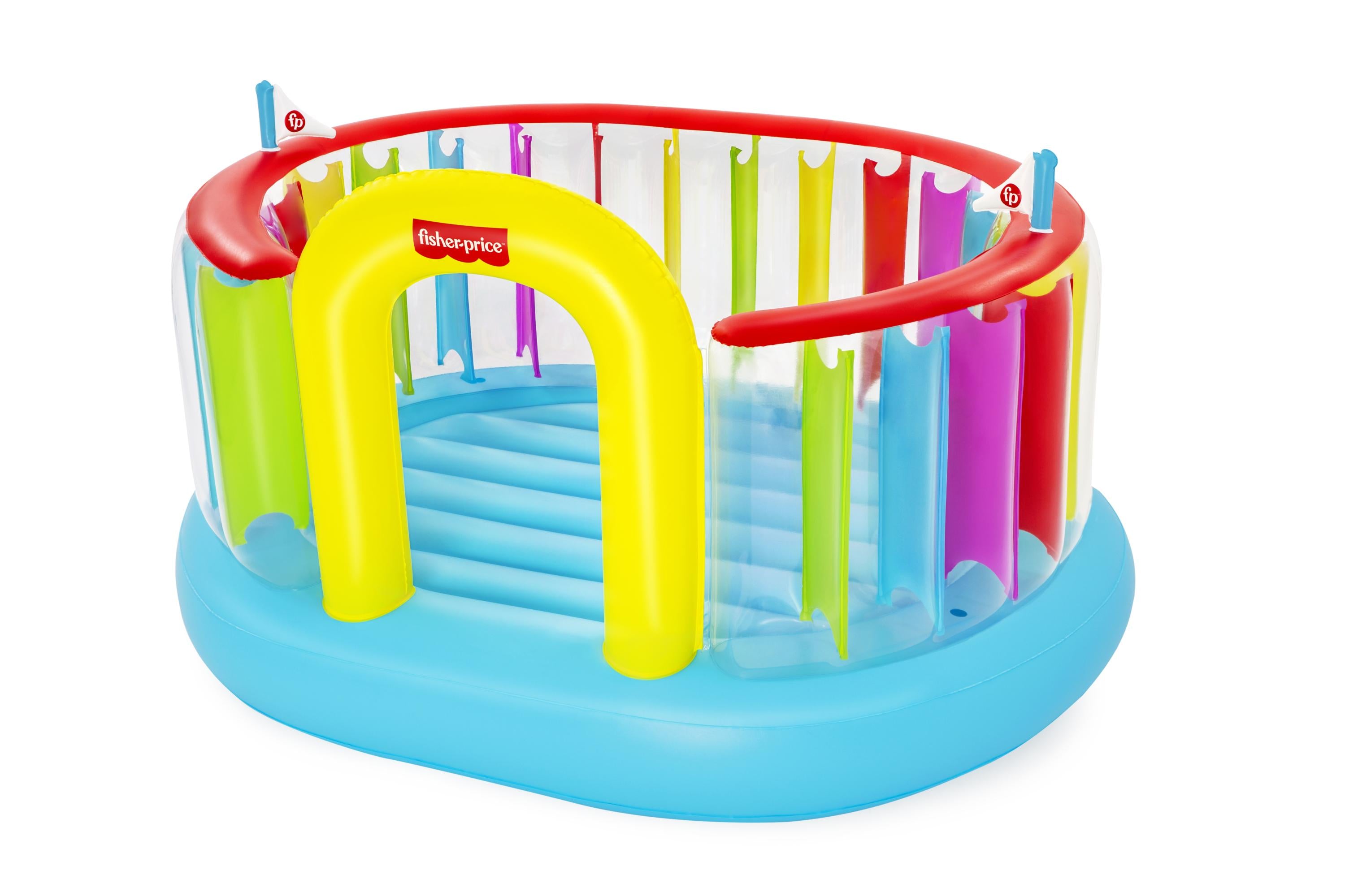 Castello gonfiabile Fisher Price Bouncer Bouncetopia pompa incorporata BESTWAY 93561