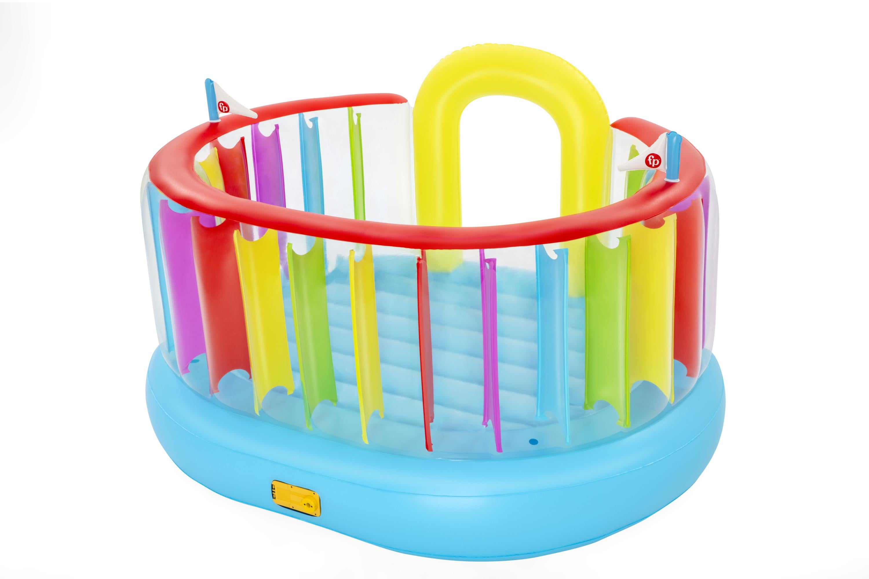 Castello gonfiabile Fisher Price Bouncer Bouncetopia pompa incorporata BESTWAY 93561