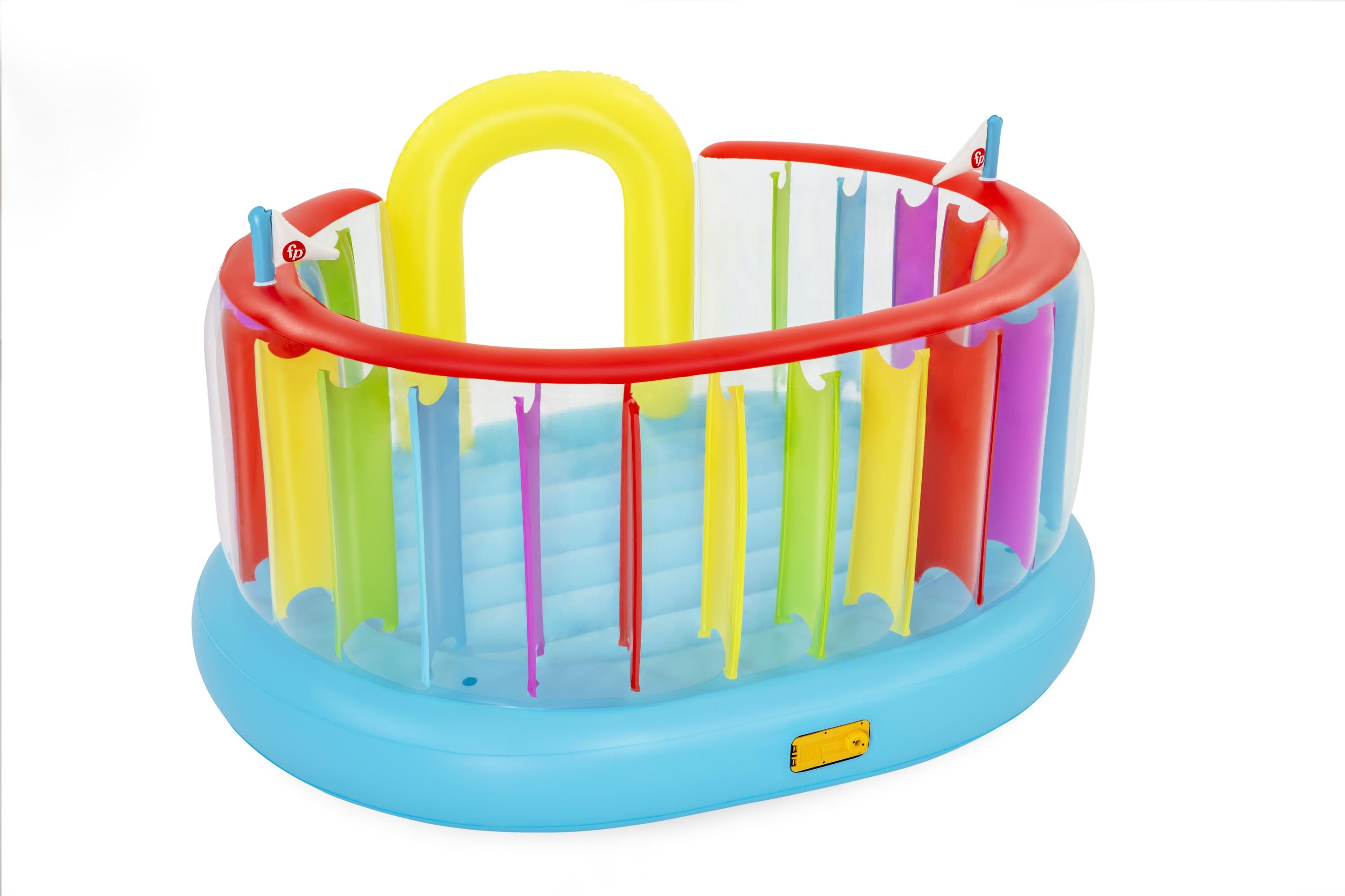 Castello gonfiabile Fisher Price Bouncer Bouncetopia pompa incorporata BESTWAY 93561