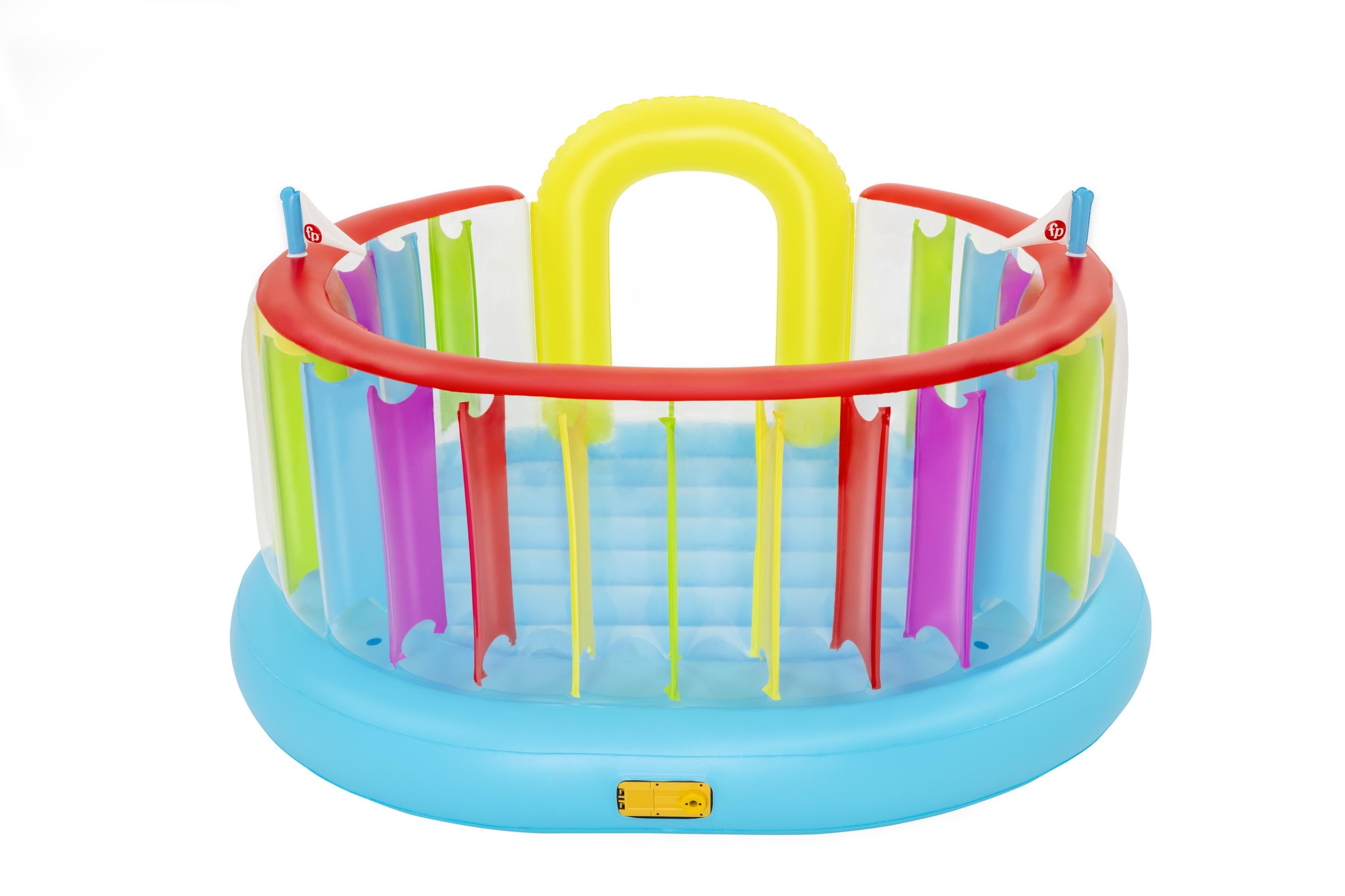 Castello gonfiabile Fisher Price Bouncer Bouncetopia pompa incorporata BESTWAY 93561