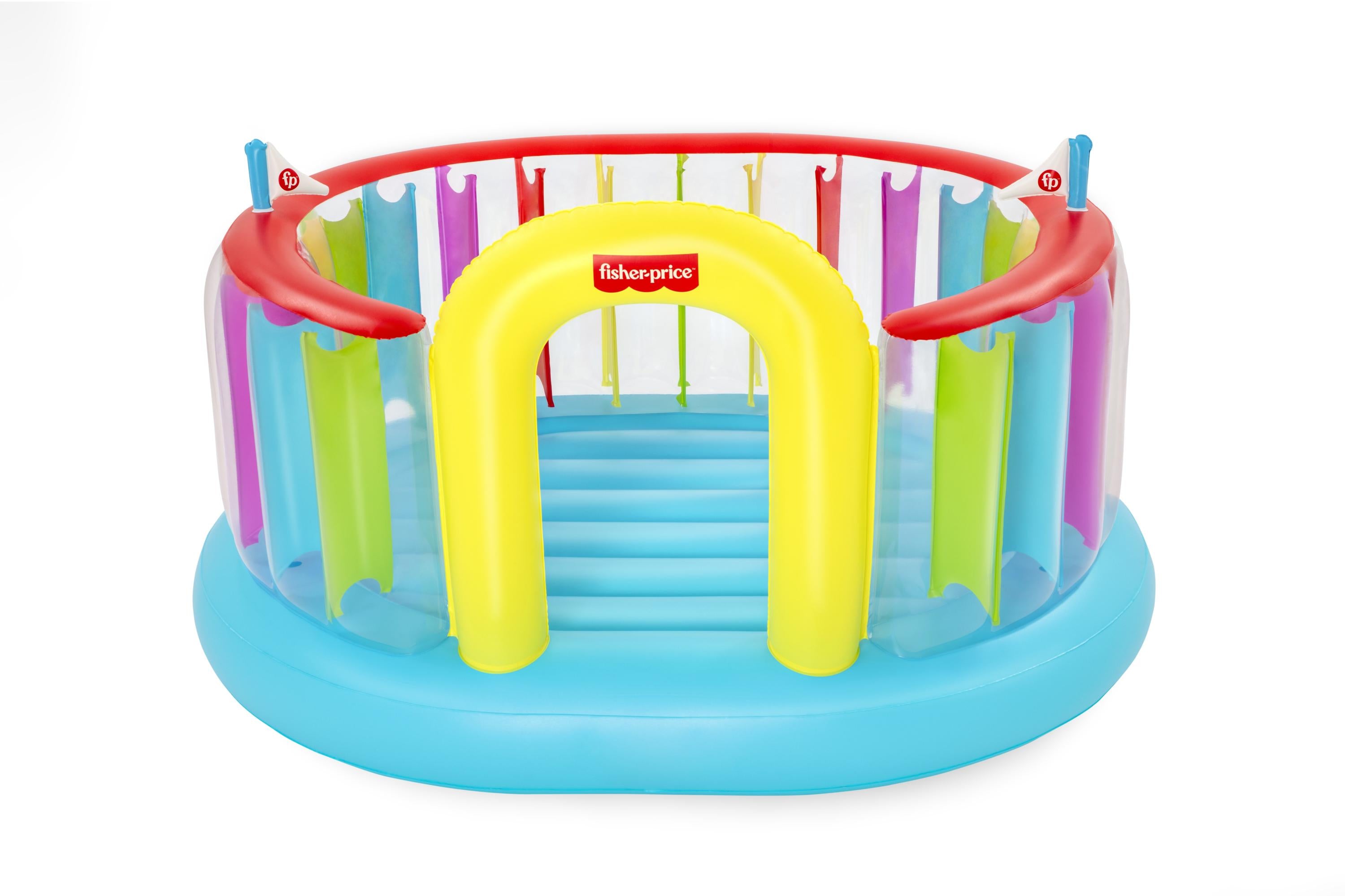 Castello gonfiabile Fisher Price Bouncer Bouncetopia pompa incorporata BESTWAY 93561