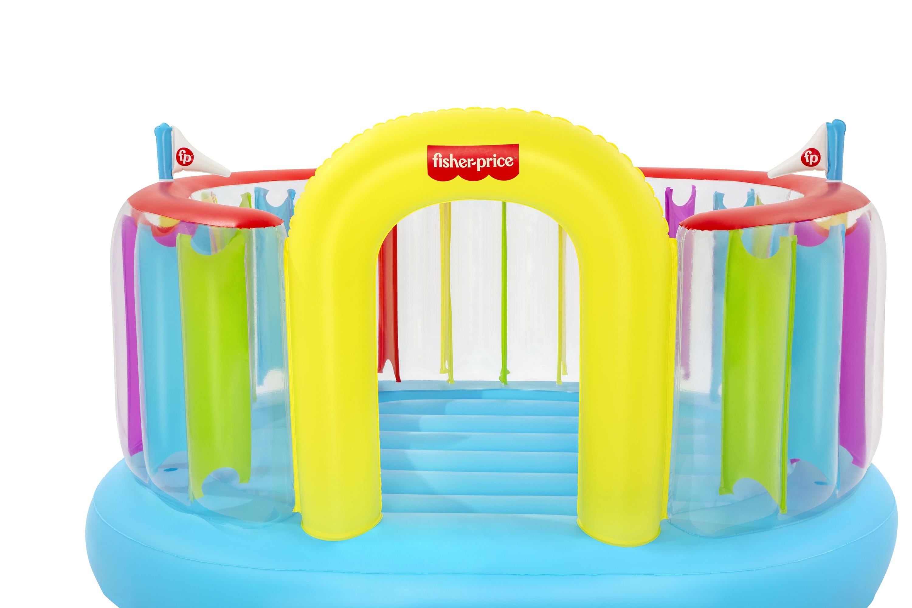 Castello gonfiabile Fisher Price Bouncer Bouncetopia pompa incorporata BESTWAY 93561