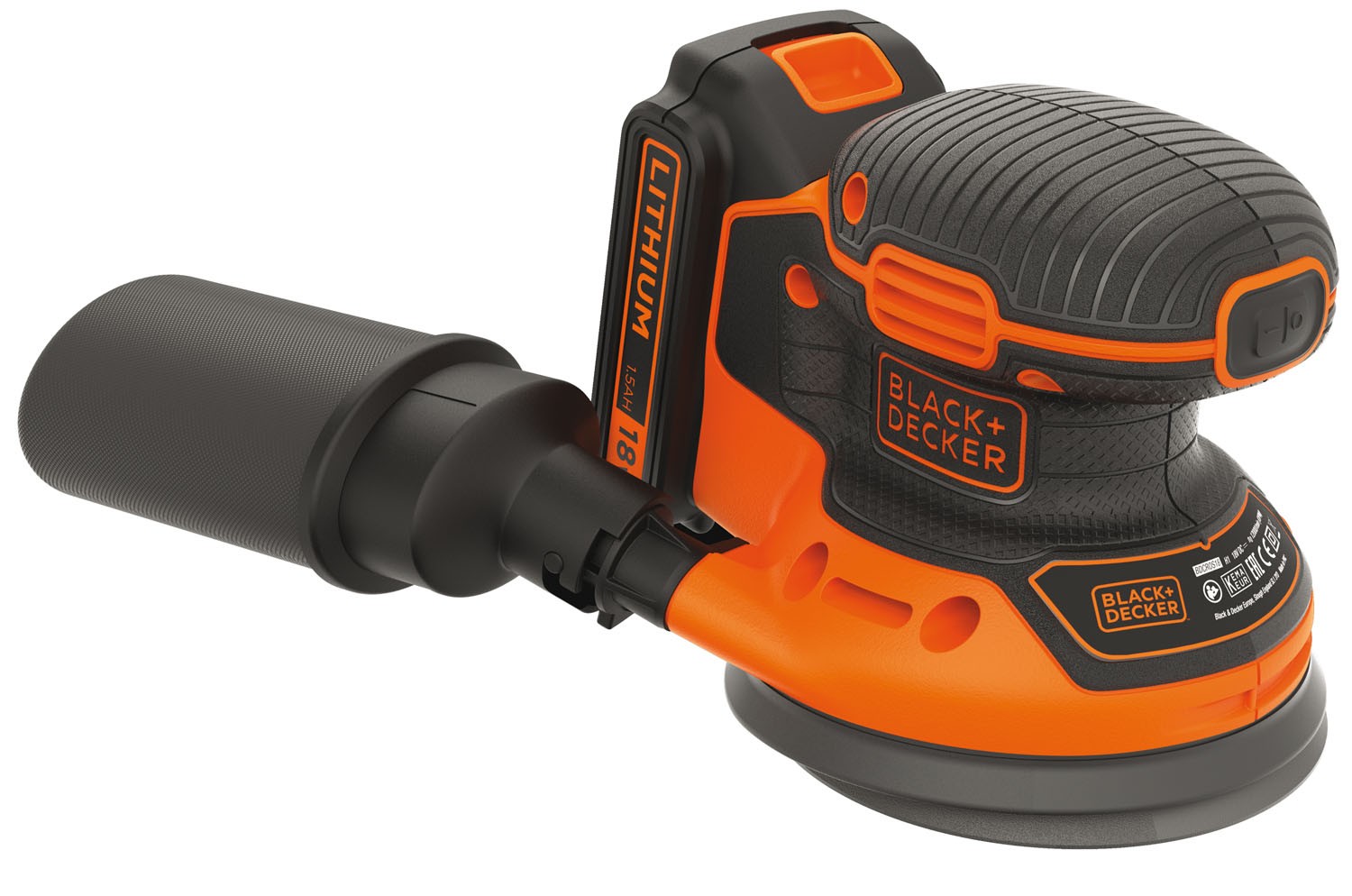 Levigatrice Rotorbitale con accessori 18V BLACK+DECKER BDCROS18