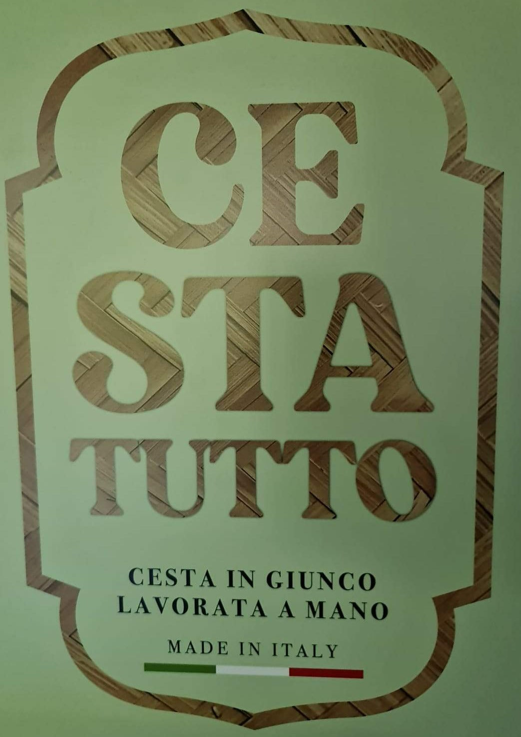 Baule cesta cassapanca porta legna in vimini e faggio interno colore castagno Jumbo