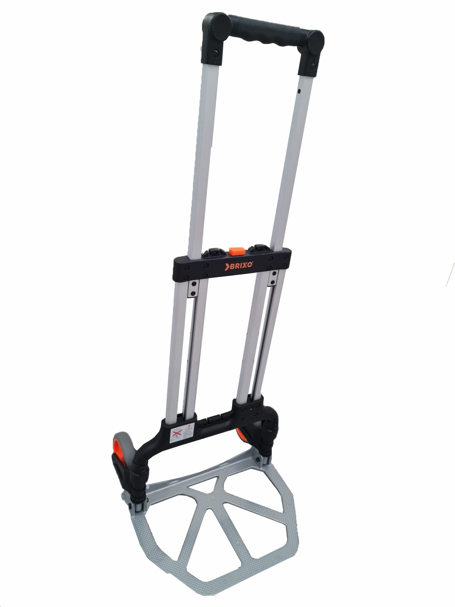 Carrello trasportino portapacchi in alluminio richiudibile alu brixo kompact 70kg