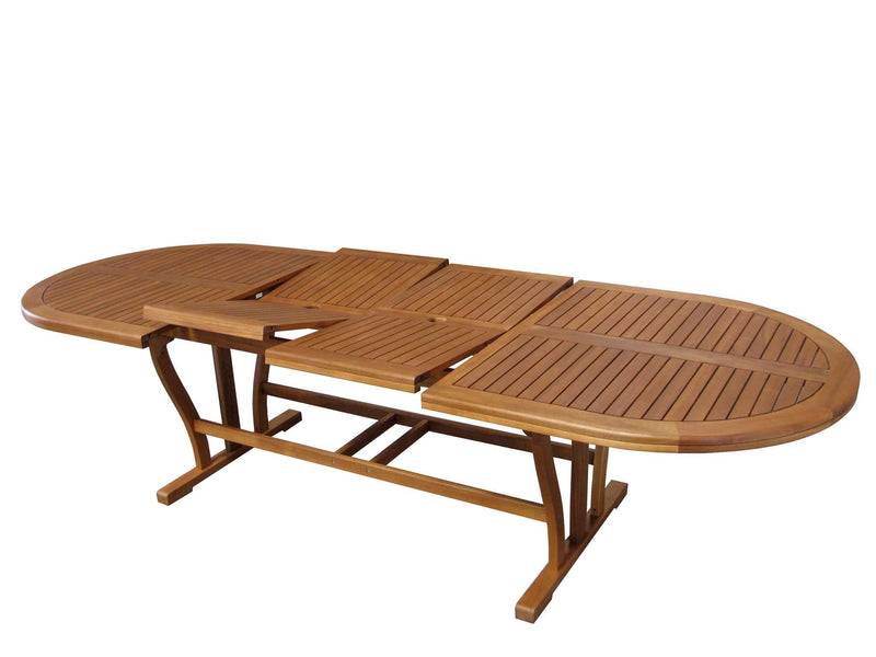 Tavolo per esterno ovale allungabile fino a 300 cm LENNY DOUBLE