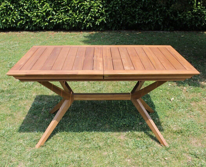 Tavolo per esterno allungabile fino a 200 cm in legno di acacia SANUR