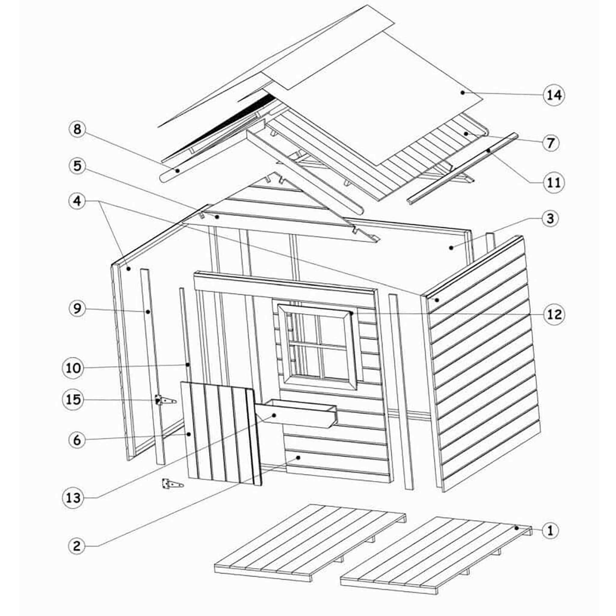 Casetta In Legno Heidi