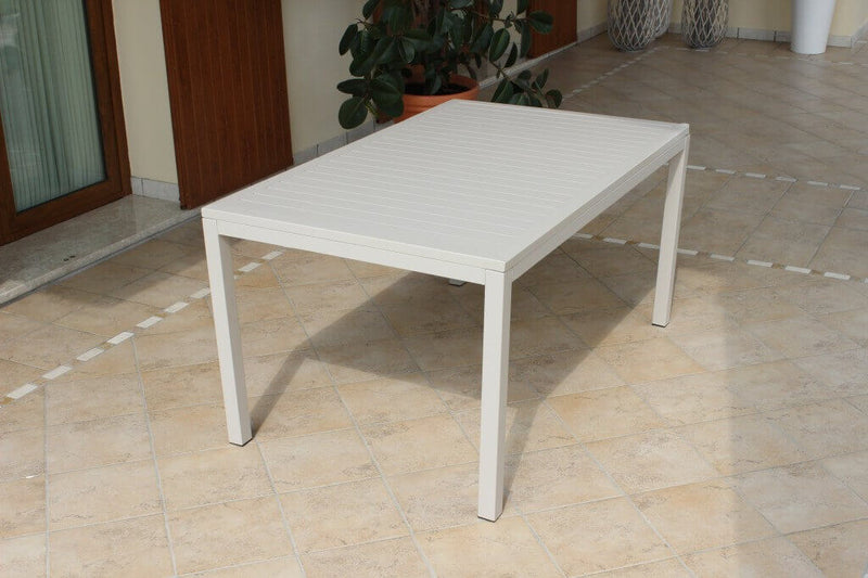 Tavolo rettangolare per esterno in alluminio 150x90 cm SICILIA